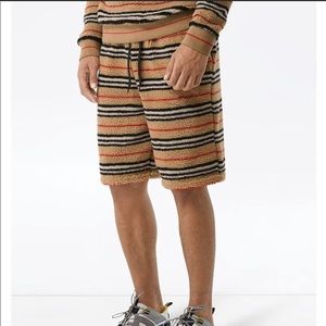 Burberry Men’s Icon Striped Track Shorts Medium M